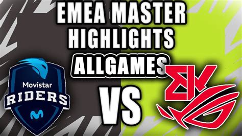 Movistar Riders Vs Bk Rog Games Highlights League Of Legends Emea