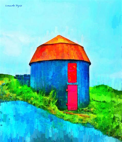 Rounded House Pa2 Painting By Leonardo Digenio Fine Art America