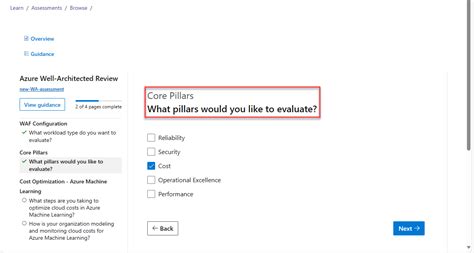 Use Well Architected Framework Assessments In Azure Advisor Azure