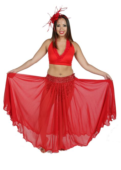 Belly Dance Skirt Top And Beaded Belt Costume Set Shereen Missbellydance