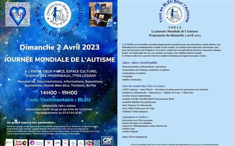 Journ E Mondiale De L Autisme Association Rivage Autonomie