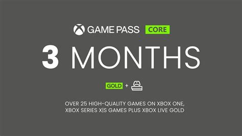 Купить Xbox Game Pass Core 3 Month Microsoft Store