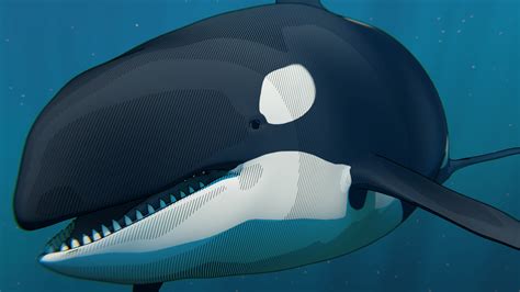 Stylized 3D Killer Whale (January 2023) – Harish Logaraj