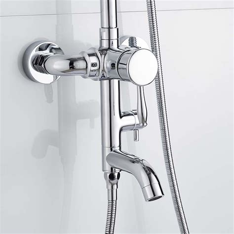 Momali Wall Mount Bathroom Mixer Bathtub Faucet Shower Set Sanitary