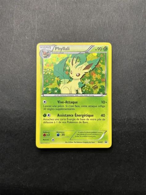 CARTE POKEMON PHYLLALI HOLO BW87 PROMO Noir Et Blanc FR EUR 8 00