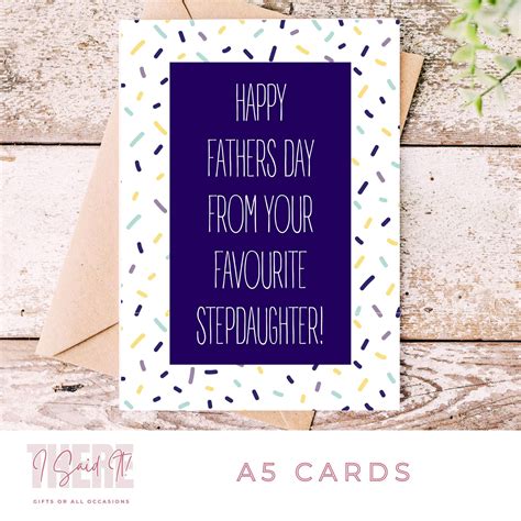 Step Dad Fathers Day Card Stepdad Fathers Day Card Beautifully