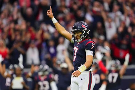 How C J Stroud Led The Texans Past The Browns In Afc Wild Card Clash