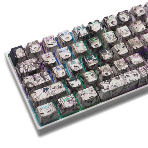 Womier Dye Sublimation Pbt Keycaps Keys Anime Keycaps Custom