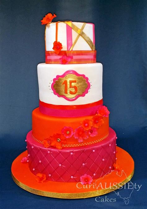 Quinceañera cake - Decorated Cake by CuriAUSSIEty Cakes - CakesDecor