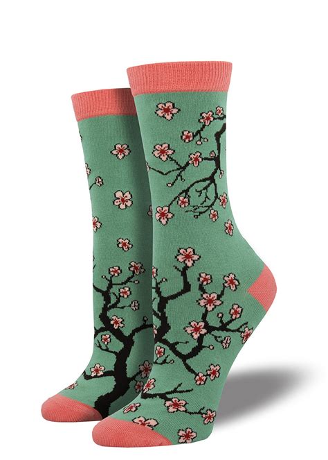 Bamboo Sakura Socks | Cute Cherry Blossom Socks for Women - Cute But ...