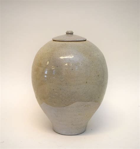 Large Ash Glazed Jar With Cover The Chinese Porcelain Company