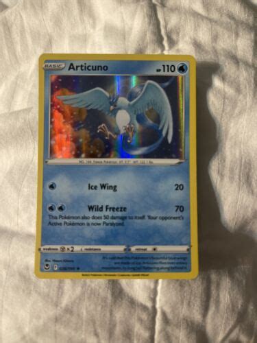 Pokémon TCG Articuno Silver Tempest 036 195 Holo Holo Rare for sale