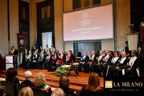 Inaugurato il 783 anno accademico dellUniversità di Siena Cronaca e