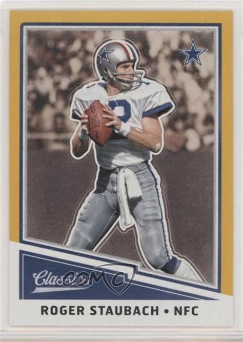 Panini Classics Legends Glossy Roger Staubach For Sale