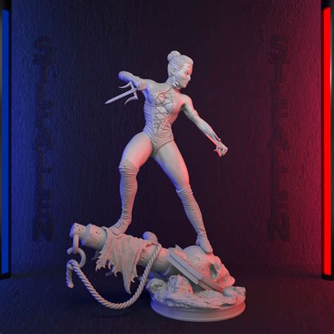 Mileena Mortal Kombat 3d Printable Stl File Instant Download Etsy