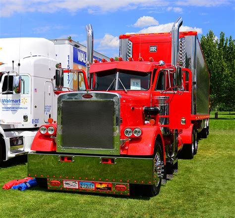 Peterbilt With Matching Great Dane Reefer Trailer Owned By