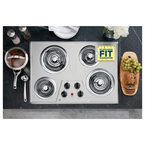 Kitchenaid 30 In Ceramic Glass Electric Cooktop In Stainless Steel With 4 Elements Including