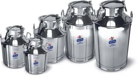 Lockable Milk Cans Liters Stainless Steel Milk Can Locking Type