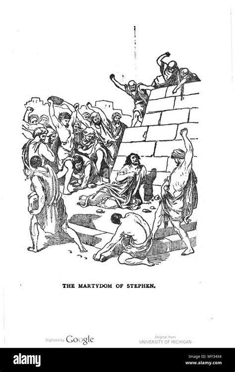 . English: The Martyrdom of Stephen. 1910. Unknown 521 The Martyrdom of Stephen Stock Photo - Alamy