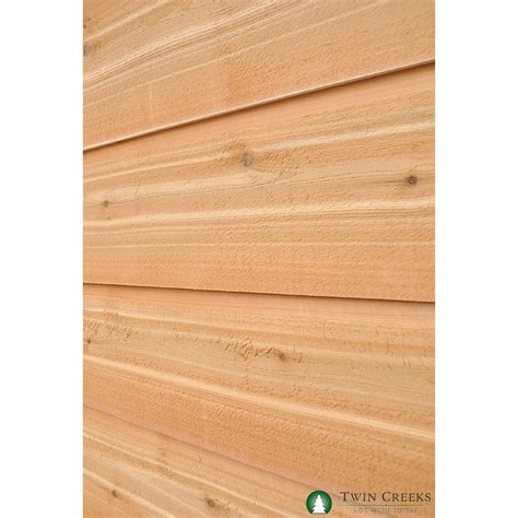 1x10 Western Red Cedar Channel Rustic Siding