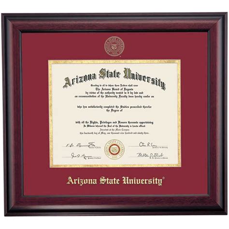 Buy Ocm Diplomadisplay Traditional Frame For Arizona State Asu Sun