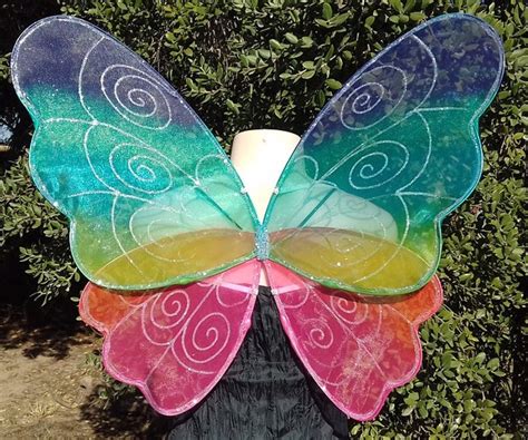 Rainbow Fairy Wings for Children or Adults Faerie Wings - Etsy Australia