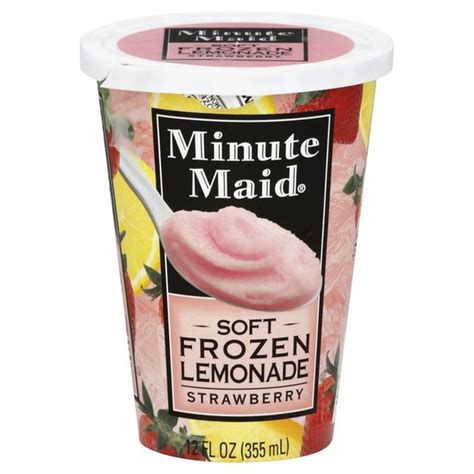 Minute Maid Frozen Lemonade Soft Strawberry Oz Instacart