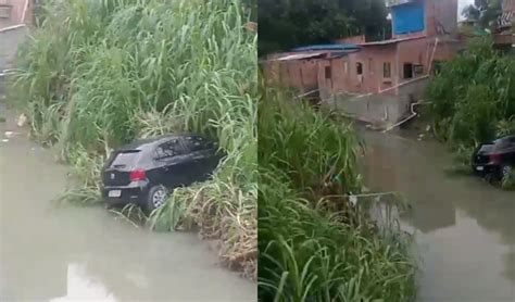 Em Manaus Motorista Voa Ve Culo E Despenca Em Igarap Ap S