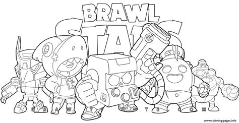 Brawl stars coloring pages - threadslasopa