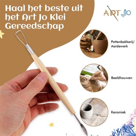 Artjo Delige Klei Gereedschap Pottenbakken Boetseren Boetseer Set