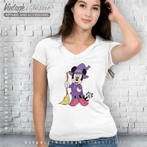 Minnie Mouse Figaro Halloween Shirt Disney Halloween Vintagenclassic Tee