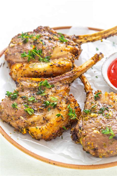 Air Fryer Lamb Chops Pretty Delicious Eats