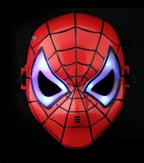 Spiderman Marvel Masker Met Ogen Verlicht Speelgoed Superheld Verkleden