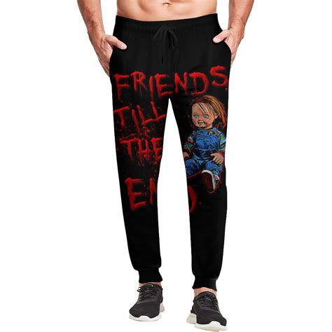 Chucky Horror Movie Mens Sweatpants Casual Jogger Pants Elastic