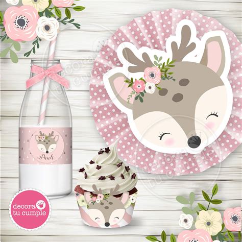 Pin En Kit Imprimible Ciervita Bosque Printable Woodland