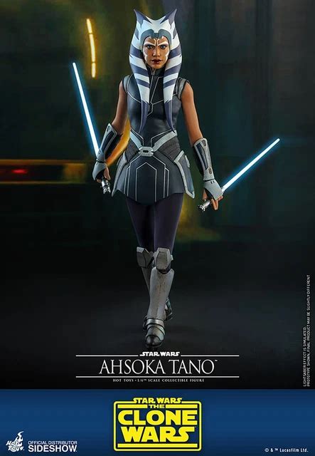 FIGURINE HOT TOYS TMS Star Wars Ahsoka Tano échelle The Clone Wars SCELLÉE EUR