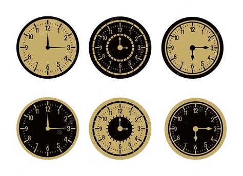 Premium Vector Clock Vector Design Illustrated Isolated On White