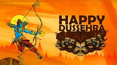 Happy Dussehra 3d Image God HD Wallpapers