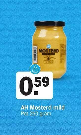 Ah Mosterd Mild Aanbieding Bij Albert Heijn