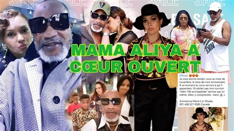 Mama Aliya A Coeur Ouvert Alobeli Divorce Naye Na Koffi Olomide Cindy