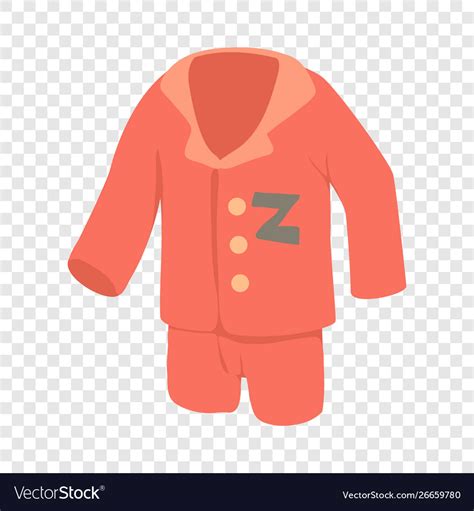 Pajamas Icon Cartoon Style Royalty Free Vector Image