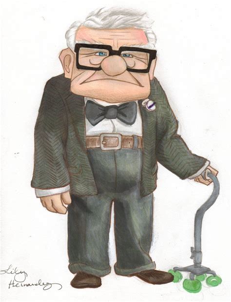 Mr Fredricksen Carl Fredricksen Disney Pixar Up Disney Drawings