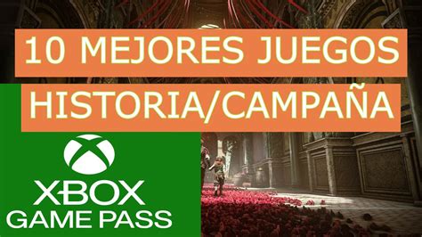 Mejores Juegos Modo Historia Campaña en XBOX GAME PASS Xbox One Xbox