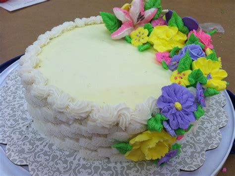 Cascading Flowers Cake Decorating Courses Colorful Desserts Icing