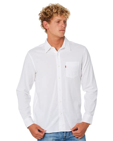 Levis Sunset 1 Pocket Standard Mens Shirt White Surfstitch