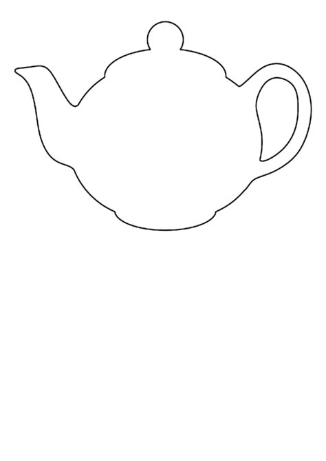 Teapot Printable Template