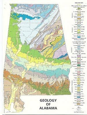 Viridian's Postcard Blog: Alabama Geology Postcard - PFF!