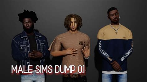 Sims Urban Male Cc Folder Cc Folders Male Sims Dump In