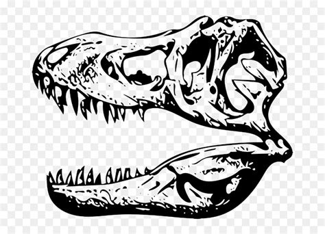 T Rex Skull Clip Art Hd Png Download Vhv