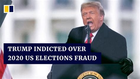 Us Former President Donald Trump Indicted On 4 Charges In His Role To Overturn 2020 Election